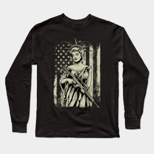 Lady Liberty Long Sleeve T-Shirt